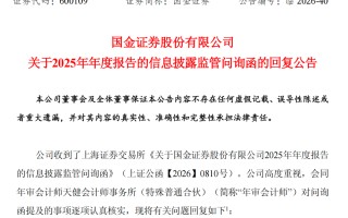 上交所问询聚焦三大方向，国金证券逐项回应