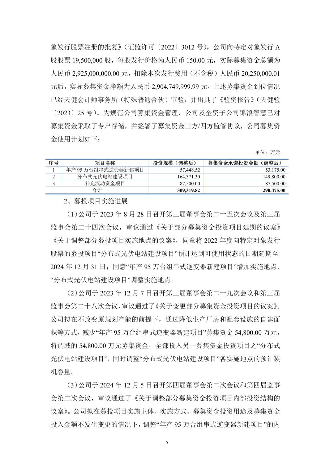 3.94亿！锦浪科技转让24个光伏项目公司股权及设备  第6张
